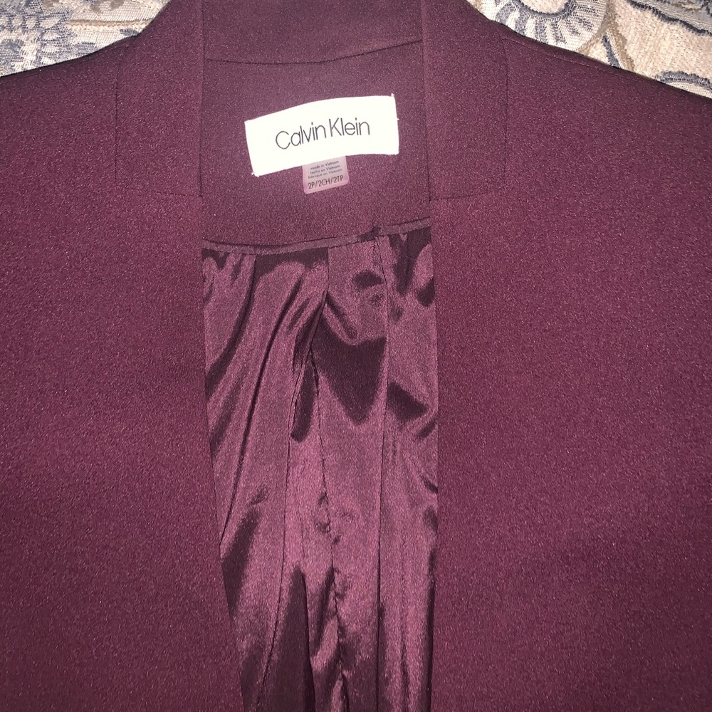 Calvin Klein plum blazer